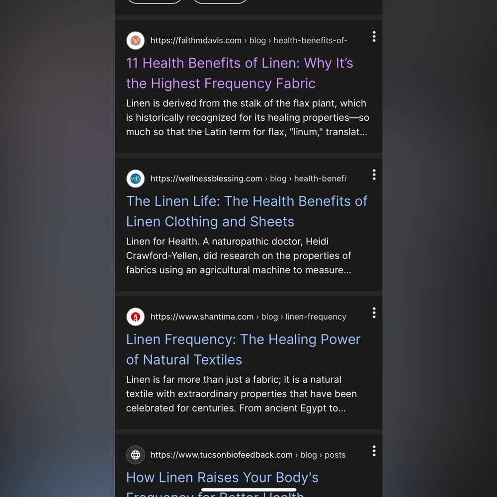 Eddie Linen Pullover Tie Drawstring Chambray Chin… - image 7